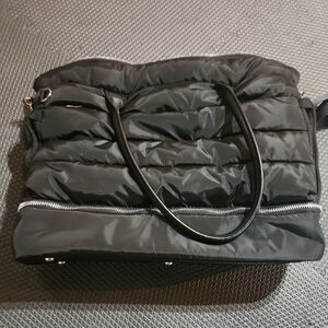 Stylish Black Quilted Women's Bag